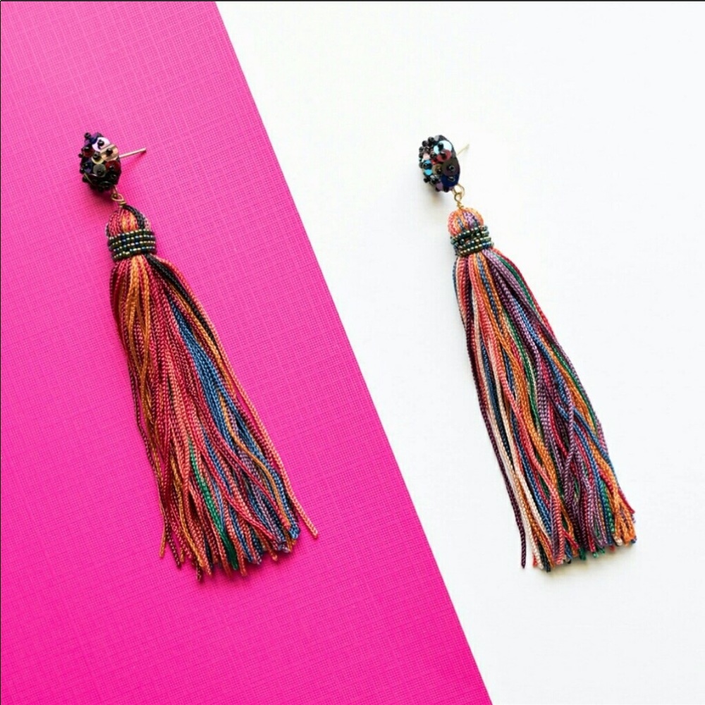 ⚡️Artisan Handcrafted Tassel Earrings - Picture 3 of 8